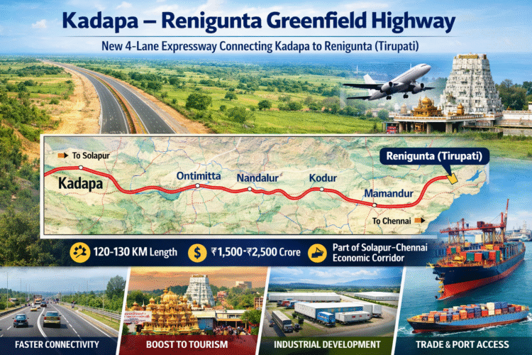 Kadapa–Renigunta Greenfield Highway: A Game-Changer for Rayalaseema Connectivity