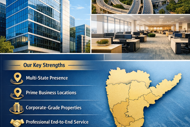 corporate showroom spaces in south india