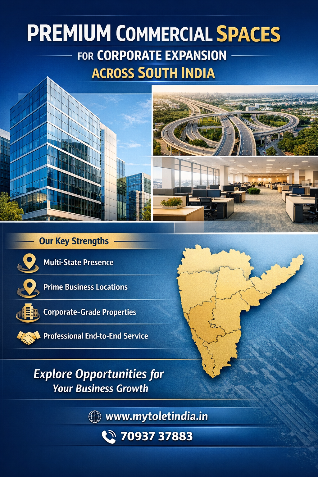 corporate showroom spaces in south india