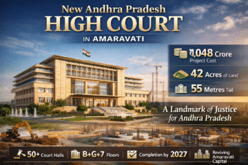 New Andhra Pradesh High Court Building Takes Shape in Amaravati