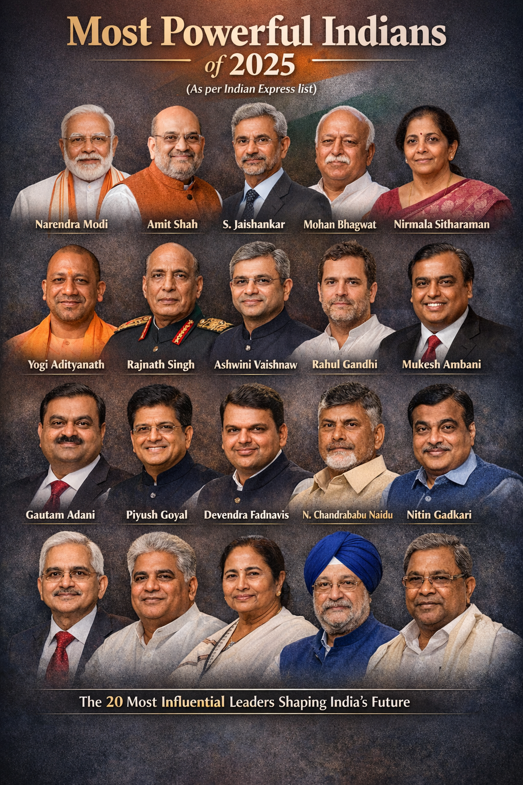Most Powerful Indians of 2025: Top 20 Leaders Influencing India