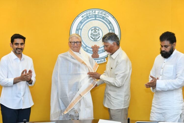 Bill Gates Praises Andhra Pradesh Government Initiatives During Amaravati Visit