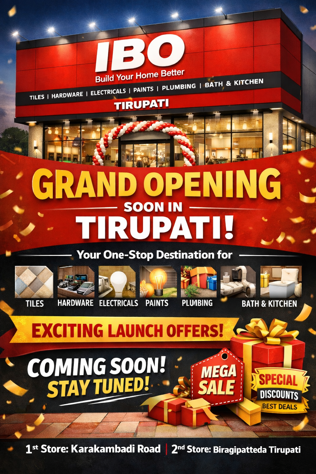 IBO Stores Opening Soon in Tirupati – Two New Locations Announced