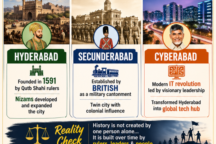 Hyderabad’s Evolution: Fact vs Claim – Who Really Built the City?