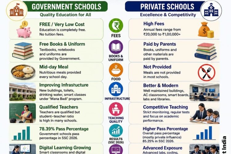 Government vs Private Schools in Andhra Pradesh (2026): Gap Narrowing Fast